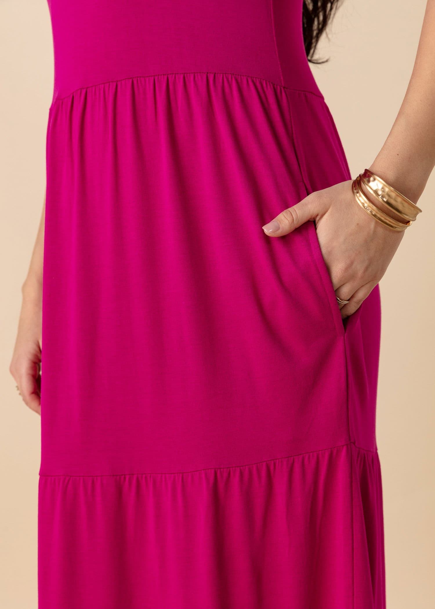 HILMA Polvipituinen tunika - Vaaleanpunainen 2 - Indiska