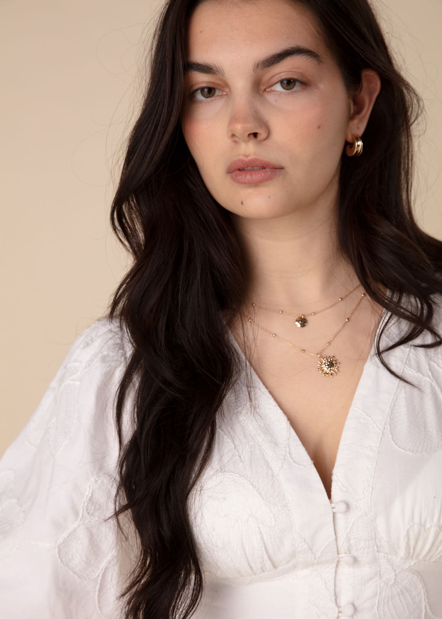 RIANNA Vit broderad klänning - Vit 3 - Indiska