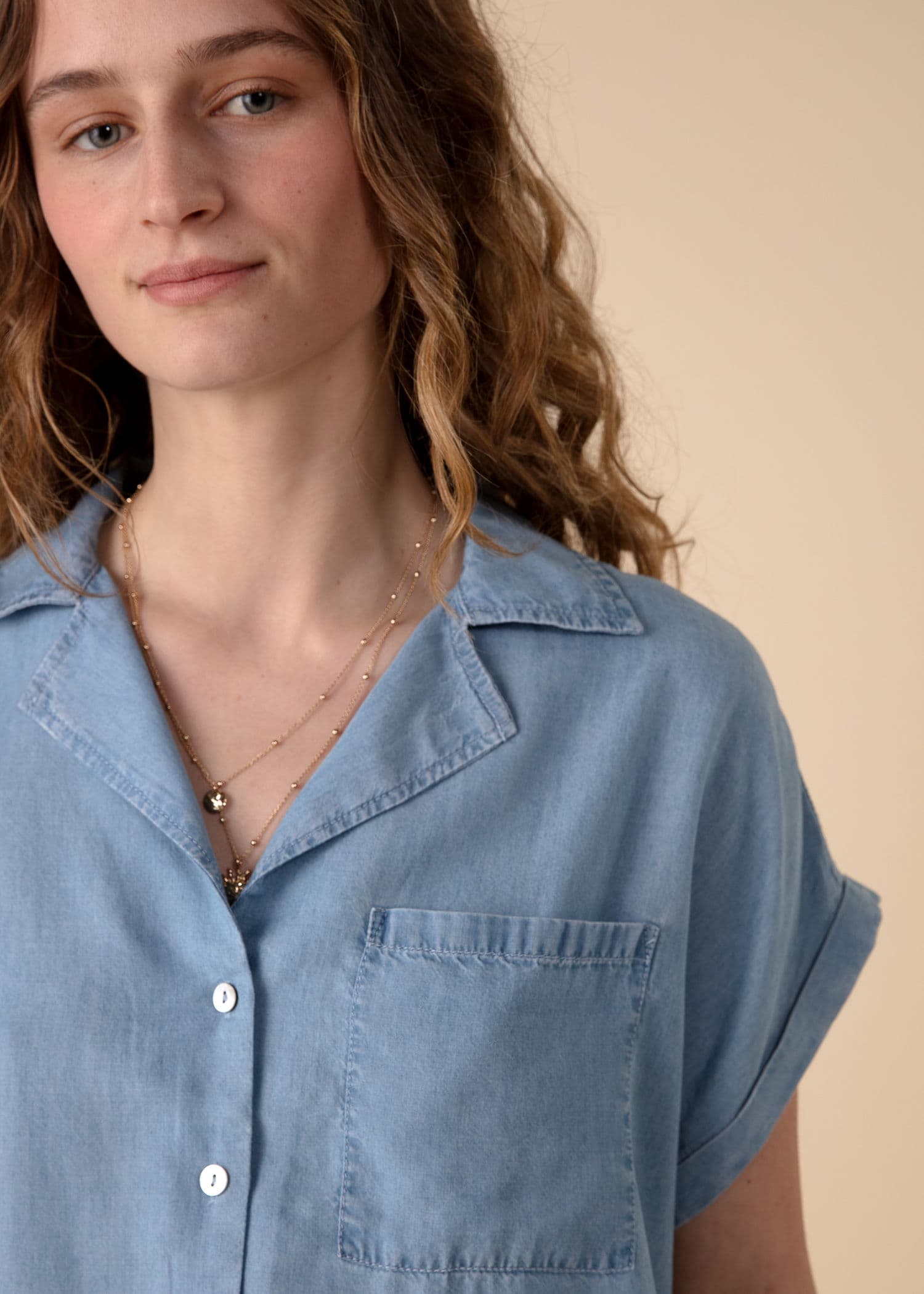 SWEETIE Paita Tencel Lyocell -materiaalista - Sininen 2 - Indiska