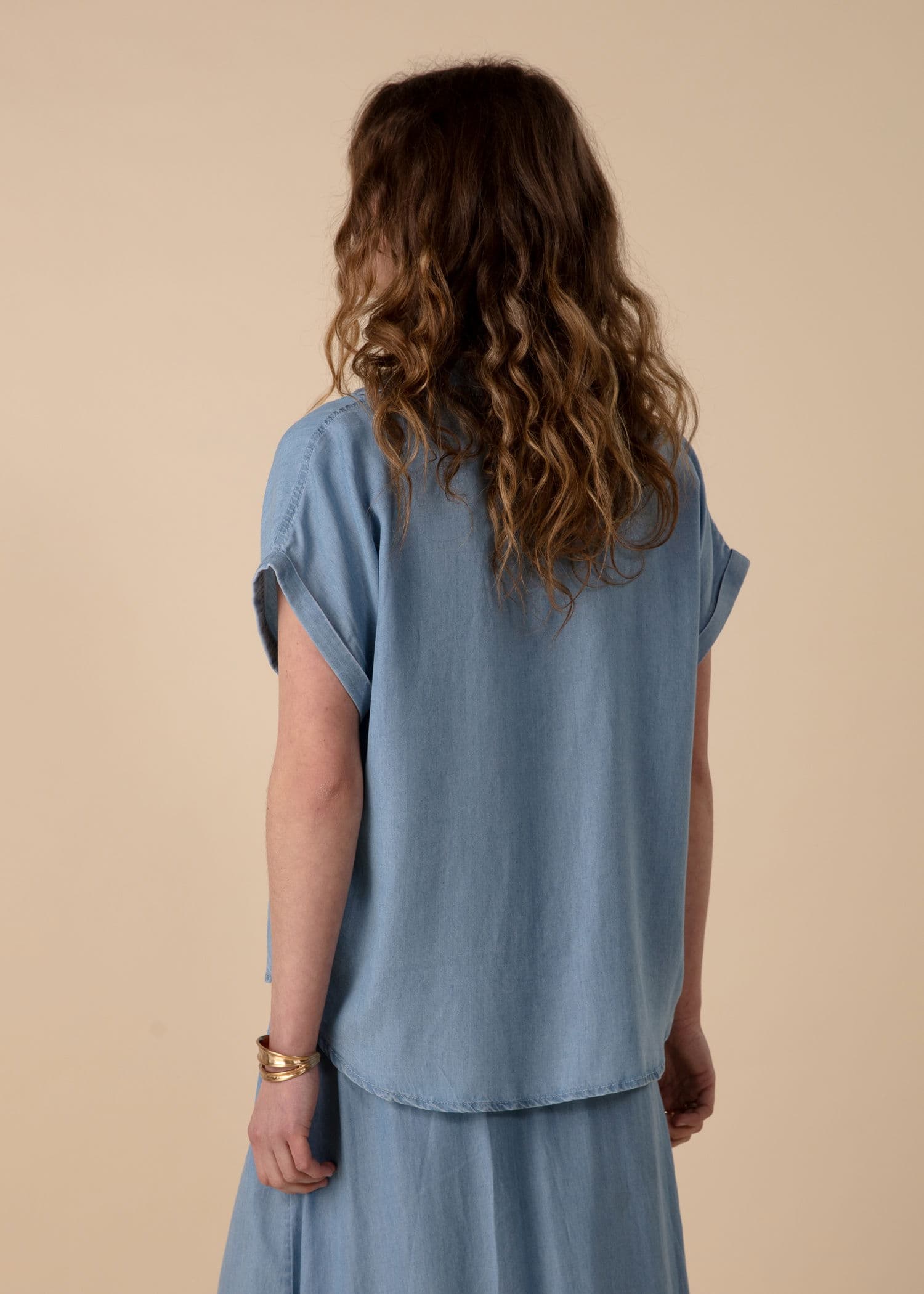 SWEETIE Paita Tencel Lyocell -materiaalista - Sininen 3 - Indiska