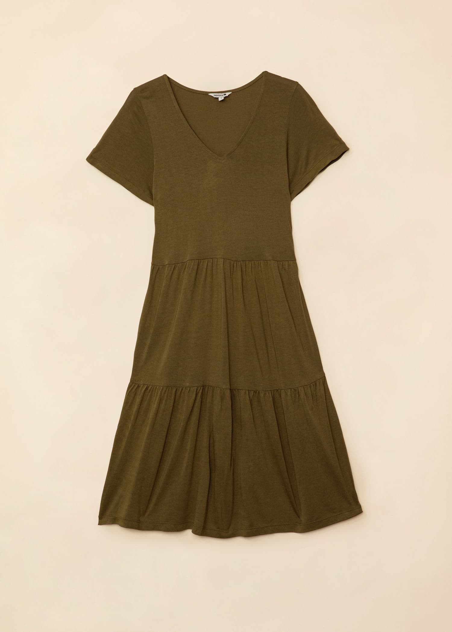 HILMA Tunika i knelengde - Grønn 1 - Indiska