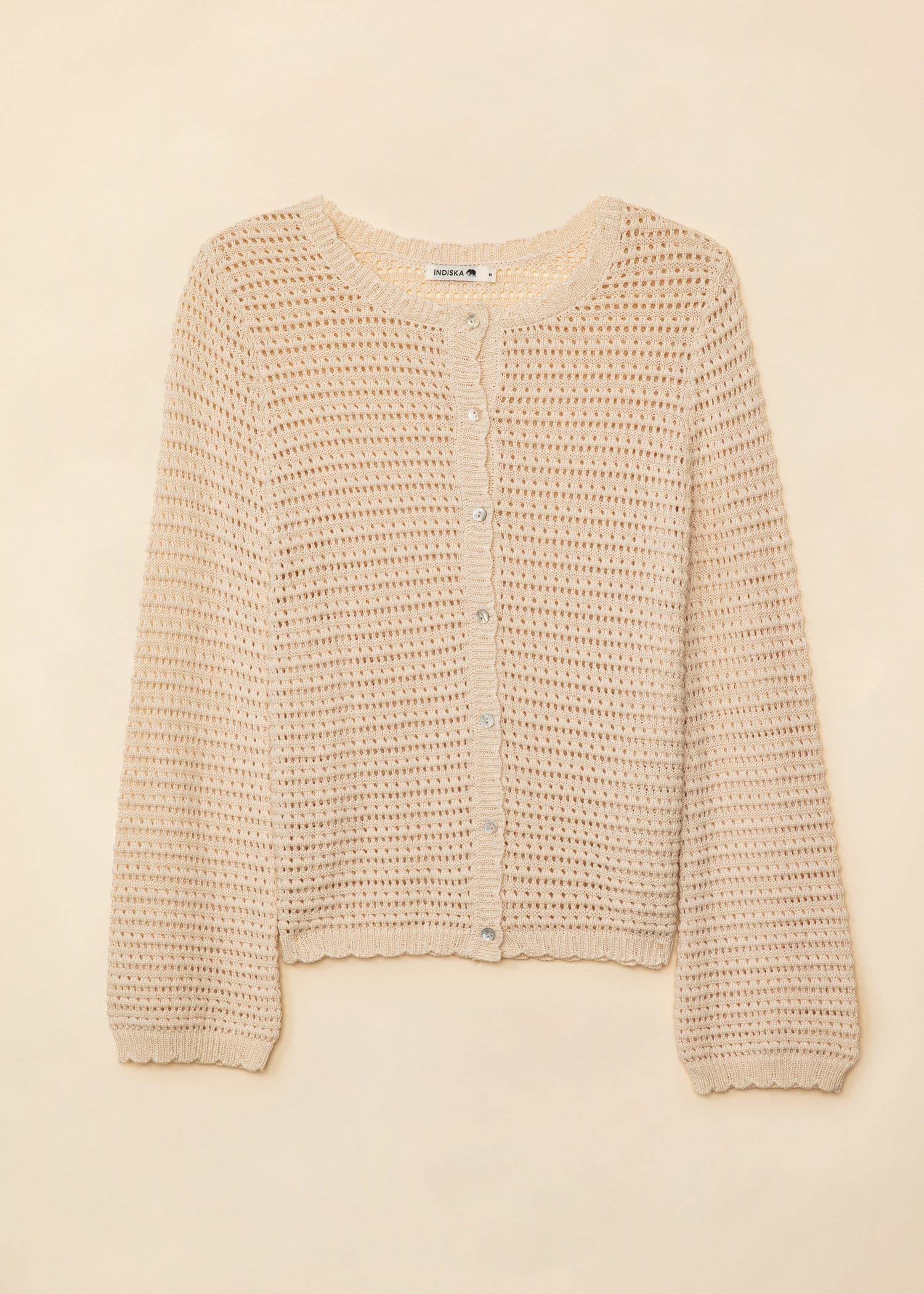 TOVE Neuletakki - Valkoinen 4 - Indiska