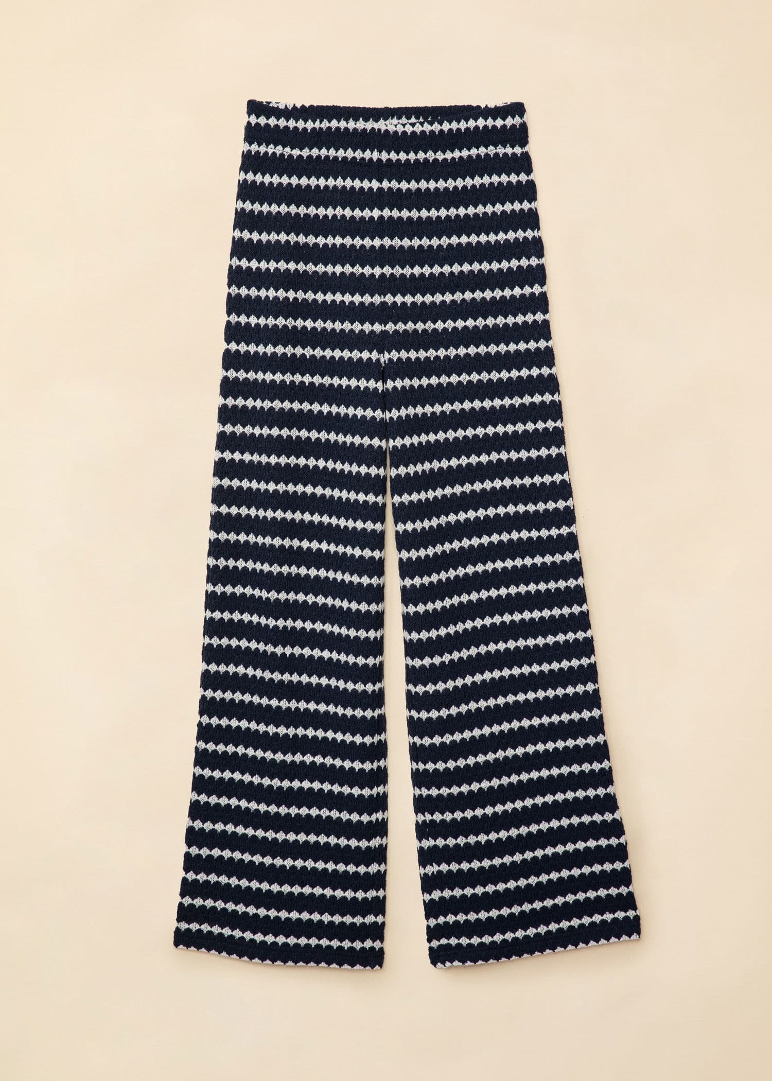 LYNN Teksturoidut neulehousut - Sininen 5 - Indiska