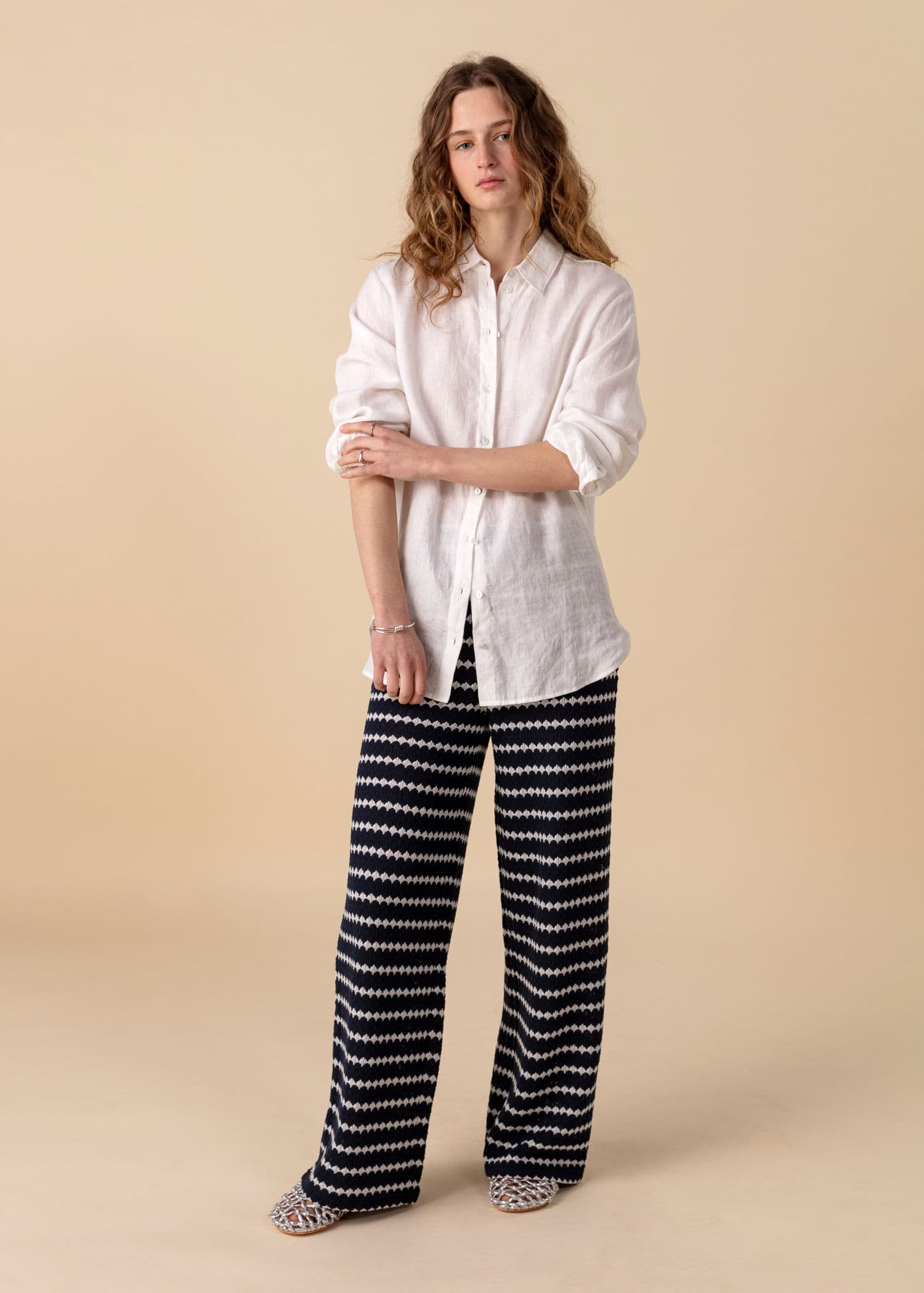 DIANA Vit linneskjorta - Vit 5 - Indiska