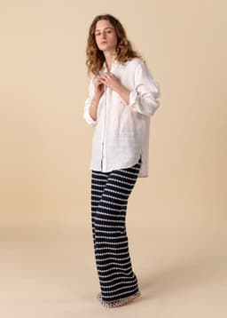 LYNN KNITTED PANT - NAVY