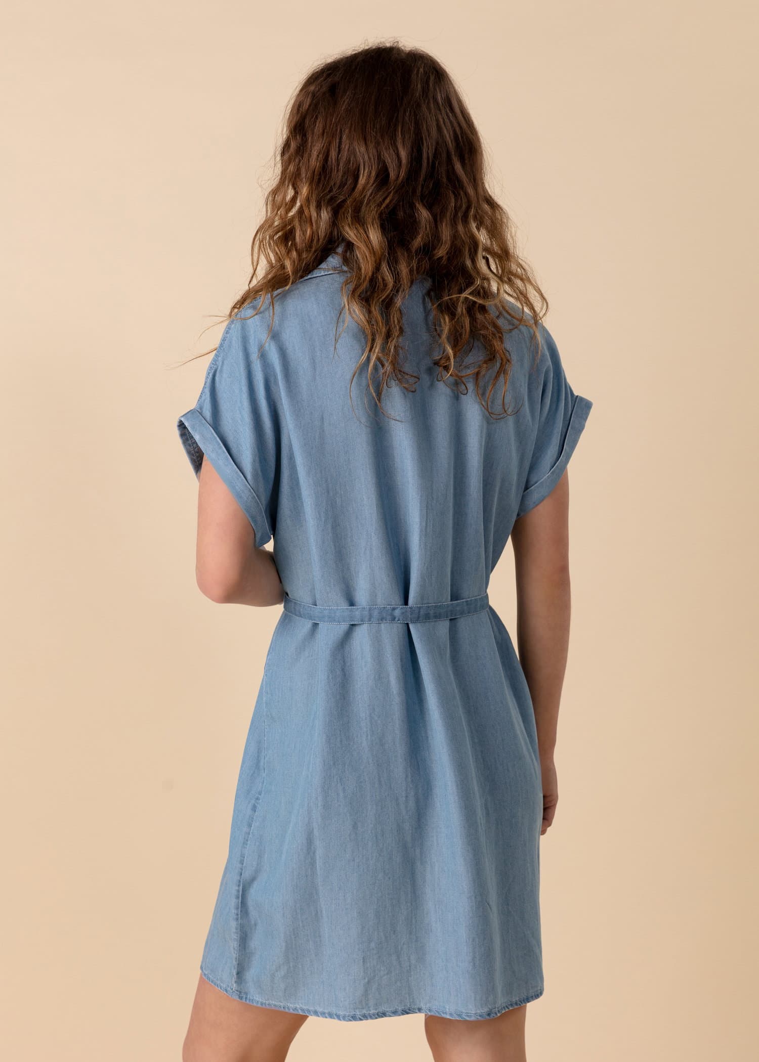 SWEETIE Tencel-skjortekjole - Blå 4 - Indiska