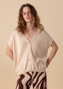 NEFERITI CARDIGAN - BEIGE