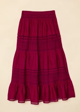AGDA SKIRT - FUCHSIA