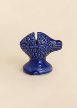 FISH PLACECARD HOLDER - BLUE