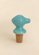 FISH BOTTLE STOPPER - TURQUOISE