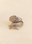FISH NAPKIN RING - Silver