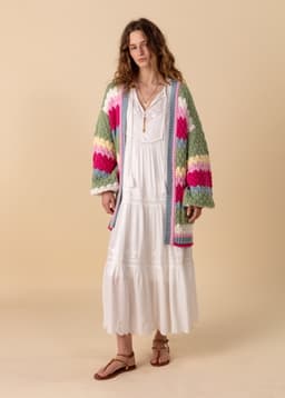 VANESSA SHORT CARDIGAN - MULTI