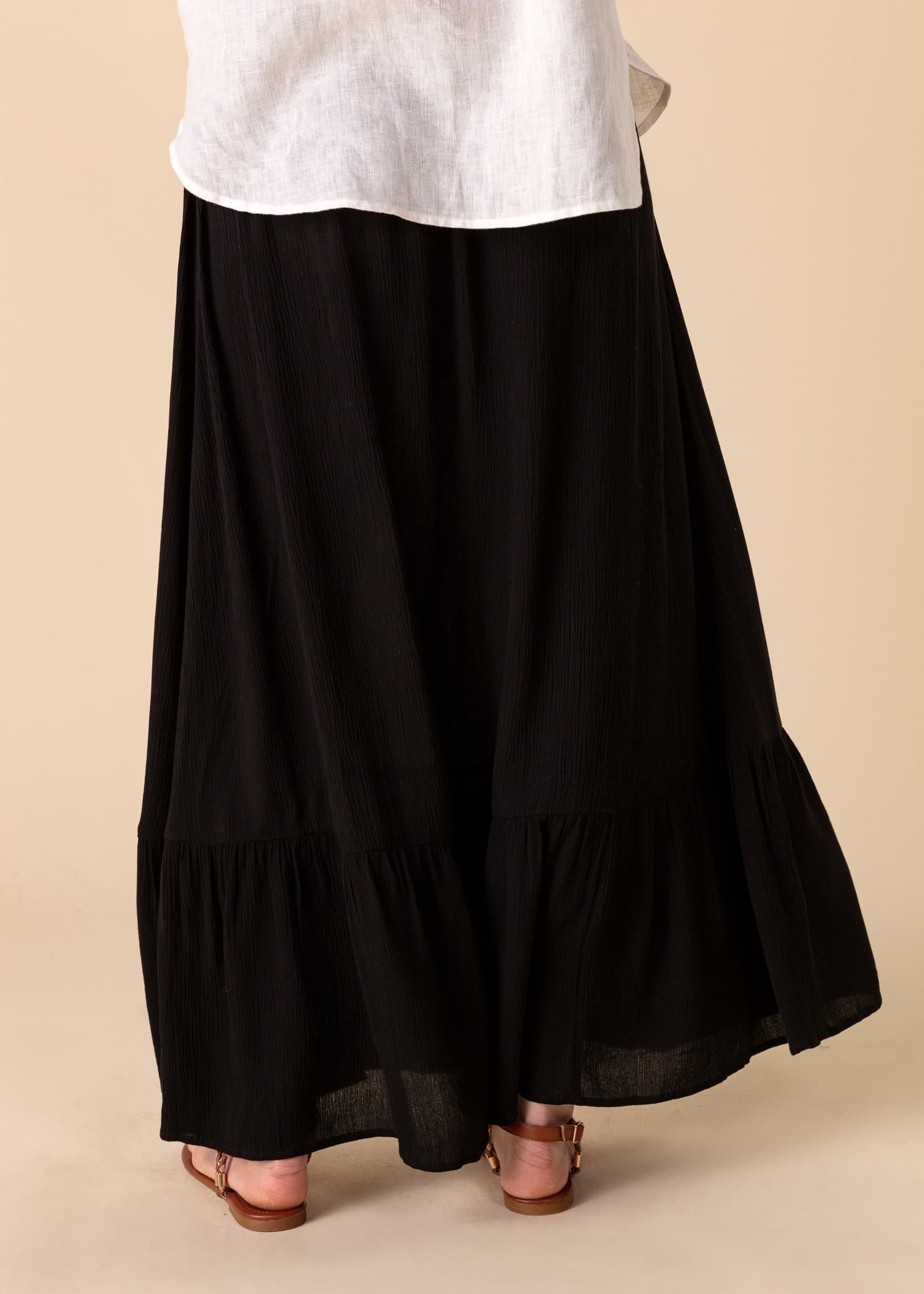 GIGI Svart maxikjol - Svart 5 - Indiska