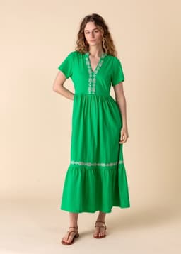 SILVIA DRESS - GREEN