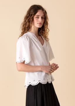 ARIELLE BLOUSE - WHITE