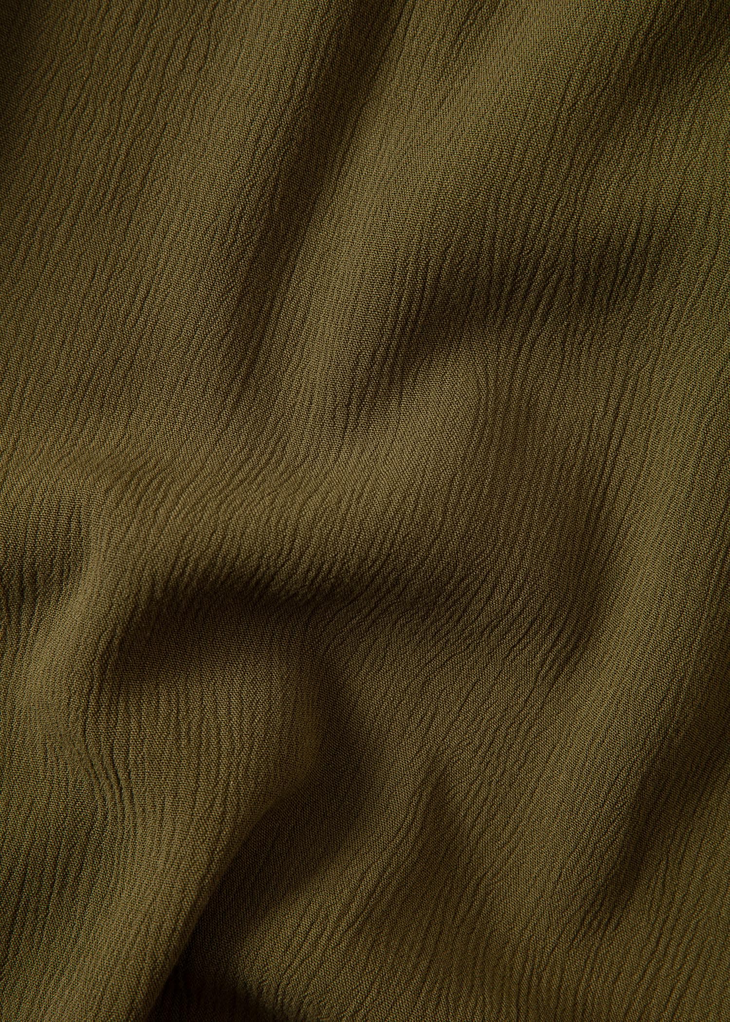 SIBEL Khakifärgad krinklad kjol - Grön 7 - Indiska