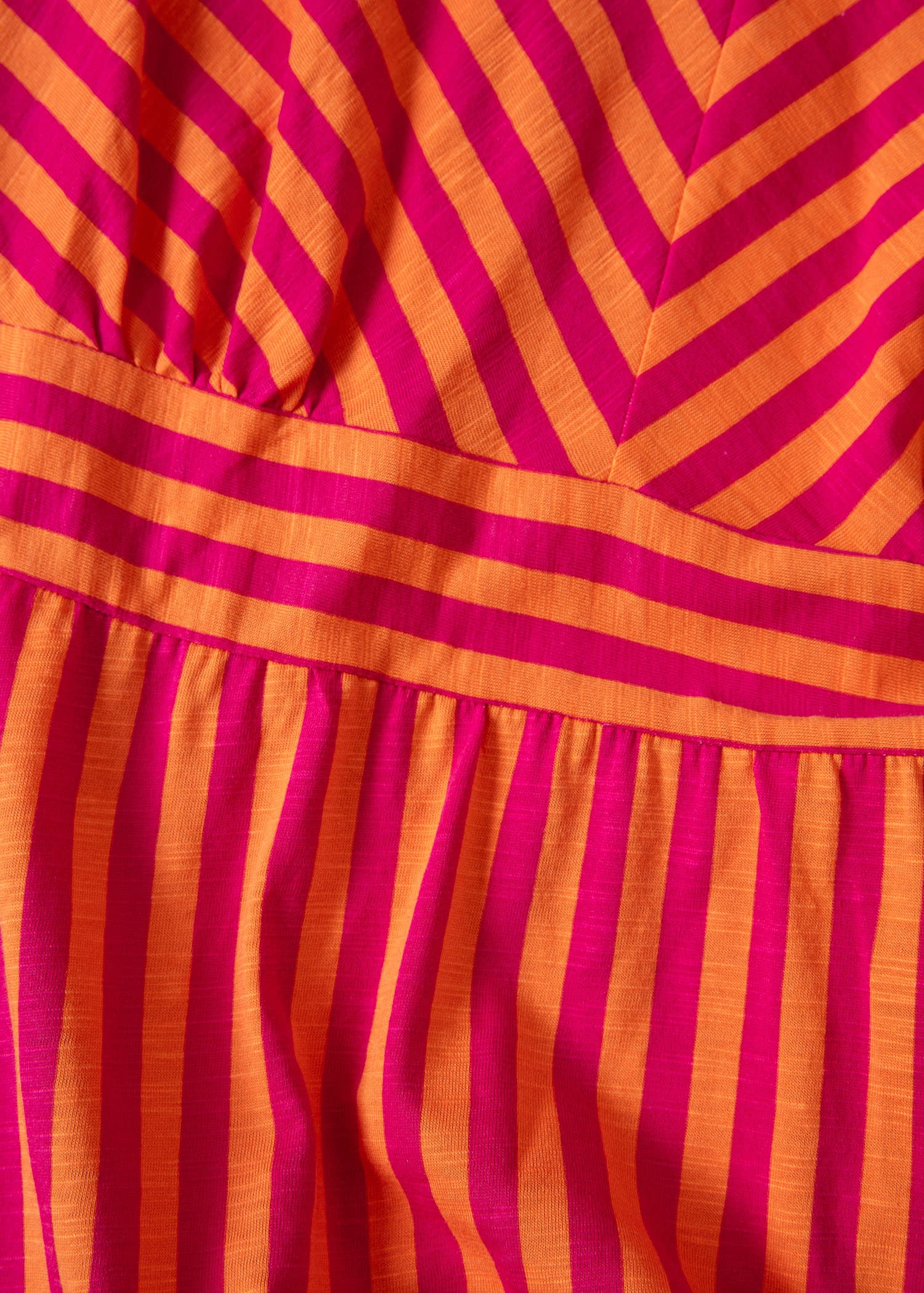 BERIT Randig lång klänning - Rosa 6 - Indiska