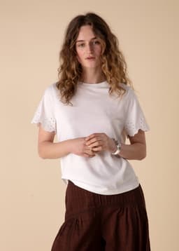 EPPLE TOP - OFFWHITE