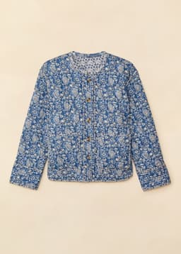 PADDY COTTON JACKET - BLUE