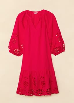 NALA DRESS - ROSE RED