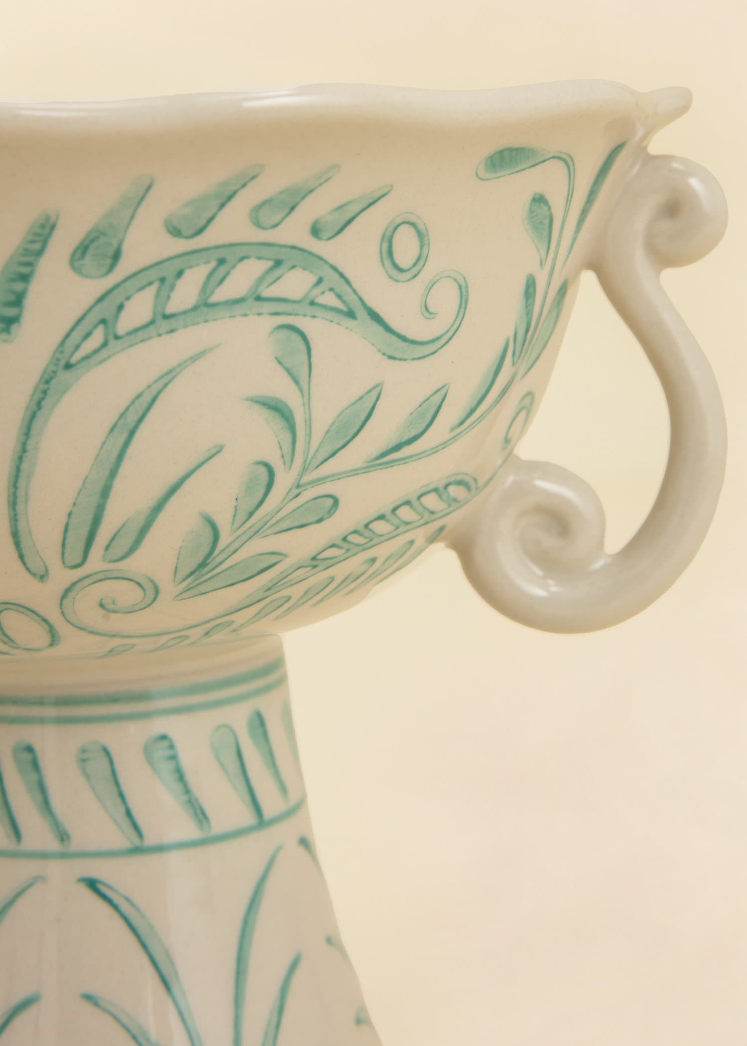 CLARA Jalallinen kivinen tarjoilukulho - Sininen 2 - Indiska