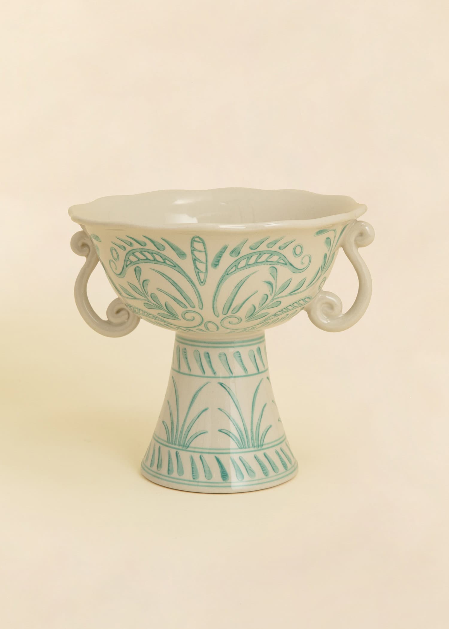 CLARA Jalallinen kivinen tarjoilukulho - Sininen 1 - Indiska