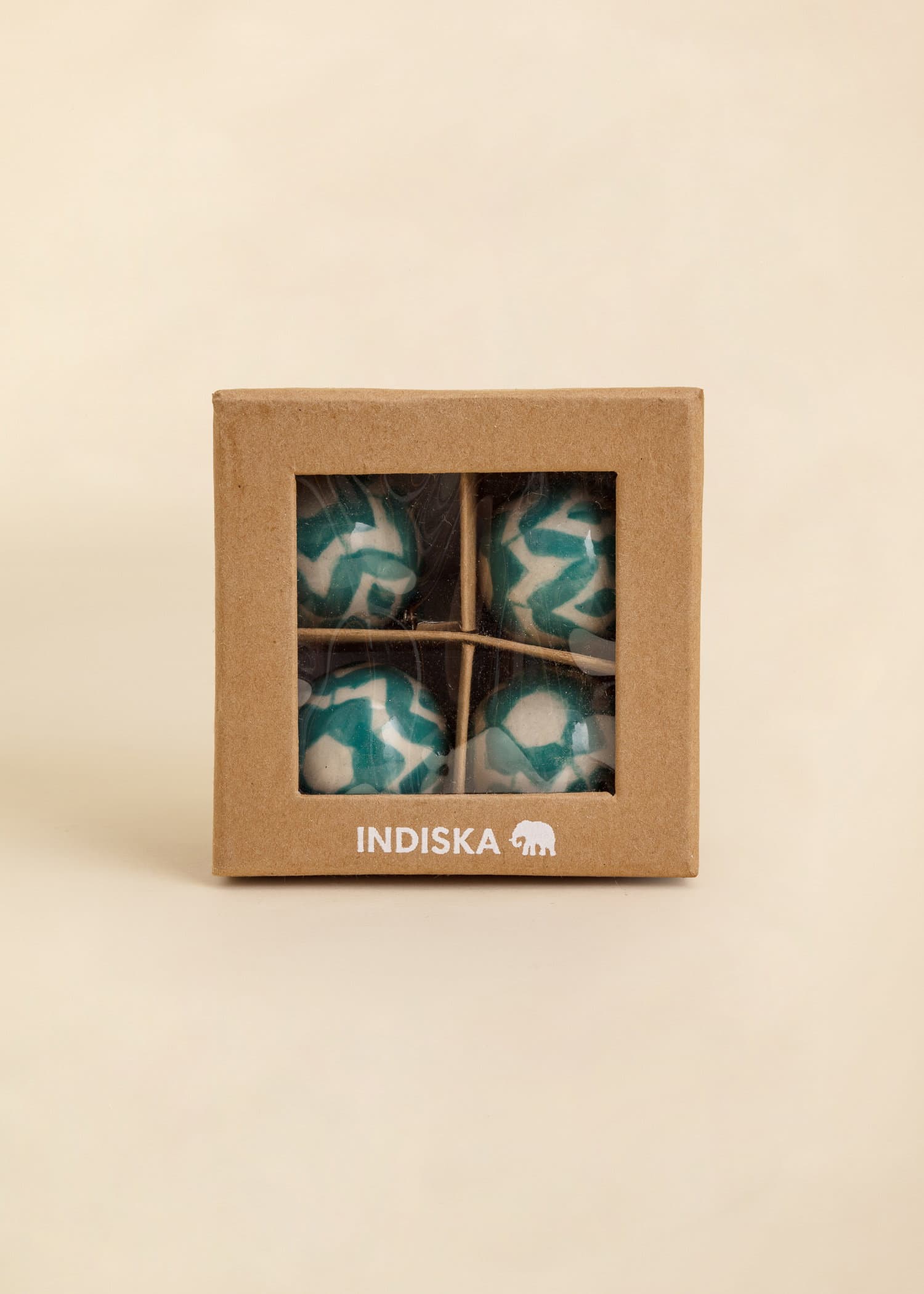 SAVI 4 kpl:n pakkaus pöytäliinapainoja - Sininen 2 - Indiska