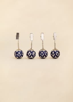 SAVI TABLECLOTH WEIGHTS S4 - DKBLUE