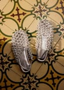 Flora Net Shoe - Silver