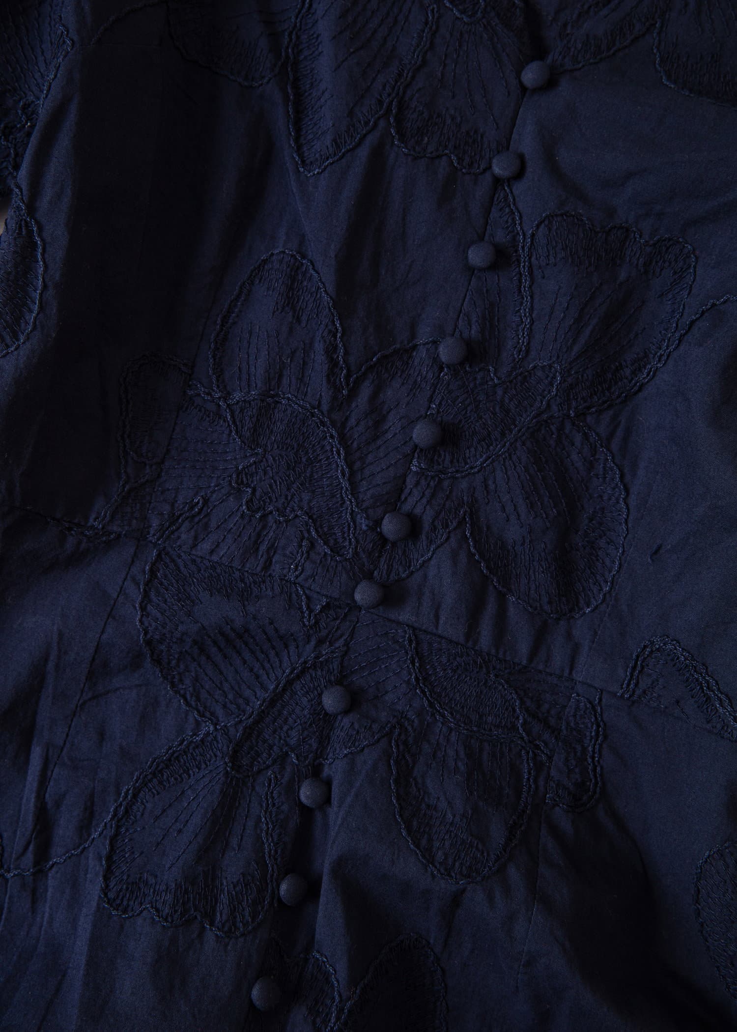 DEWAN Brodert maxikjole - Blå 2 - Indiska