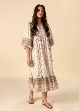 CORNELIA DRESS - OFFWHITE