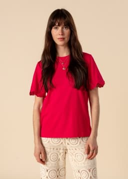 EPPLE TOP - ROSE RED
