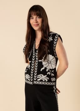 FLORA VEST - Black