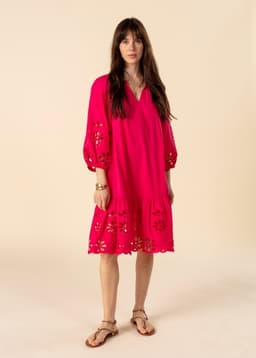 NALA DRESS - ROSE RED