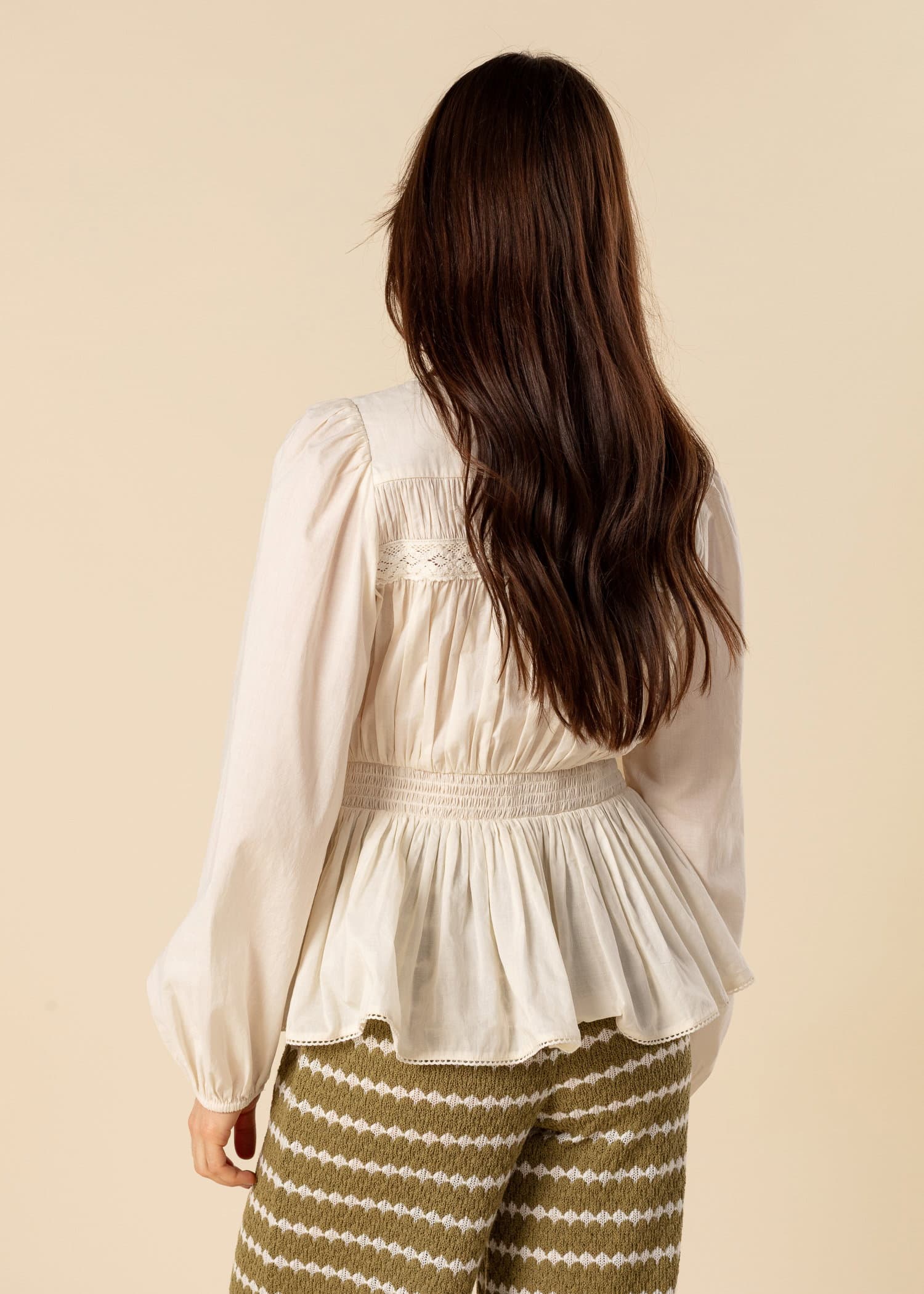 ROSE Vit bomullsblus - Vit 4 - Indiska