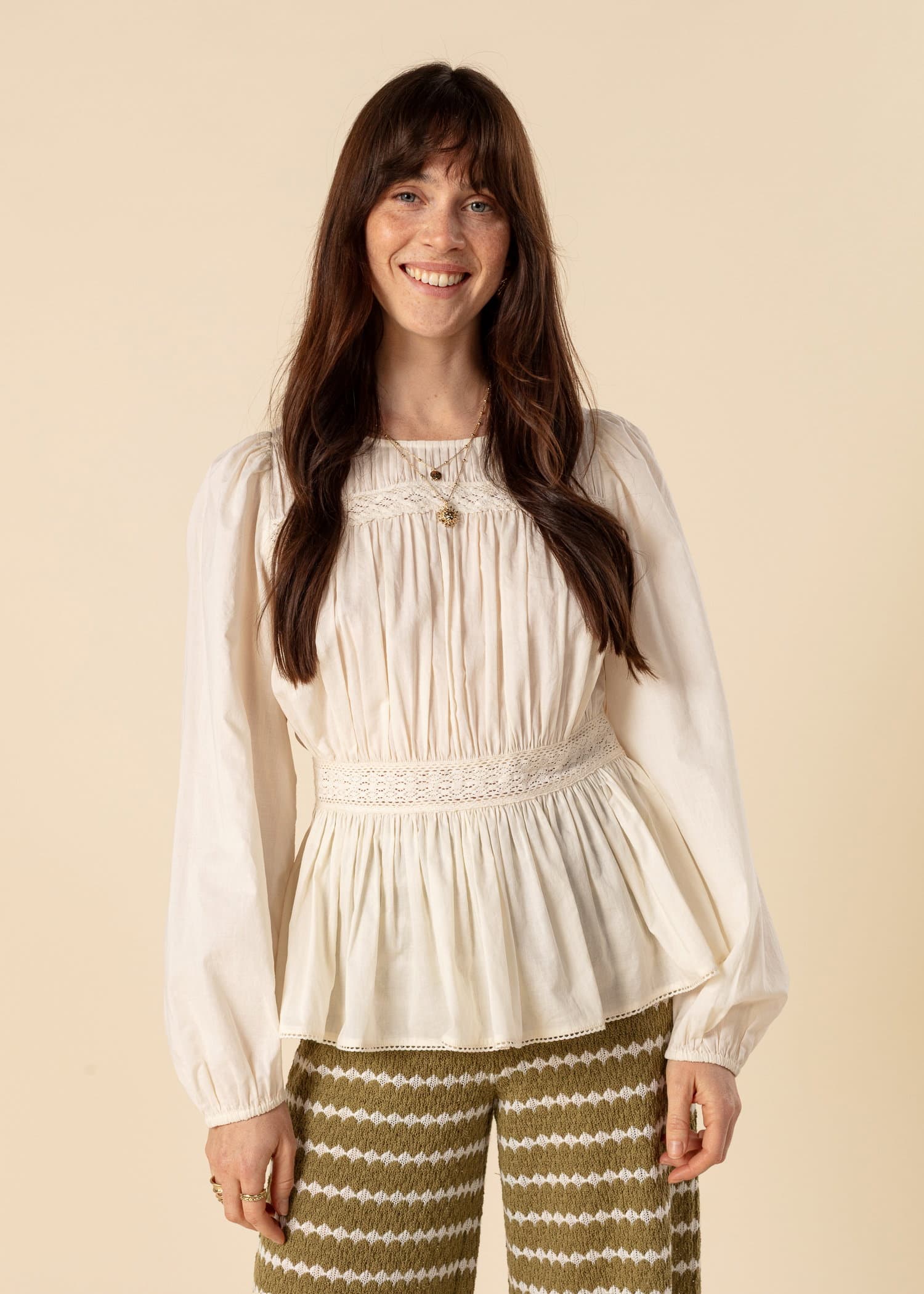 ROSE Vit bomullsblus - Vit 5 - Indiska