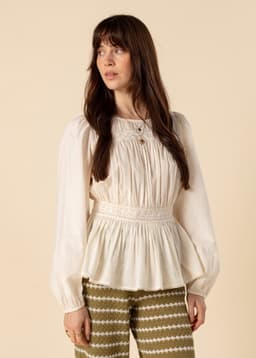 ROSE BLOUSE - OFFWHITE