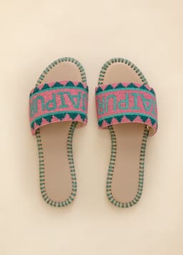 Jaipur Beaded Sandal - PINK