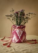 Cotton Drawstring Pouch - PINK