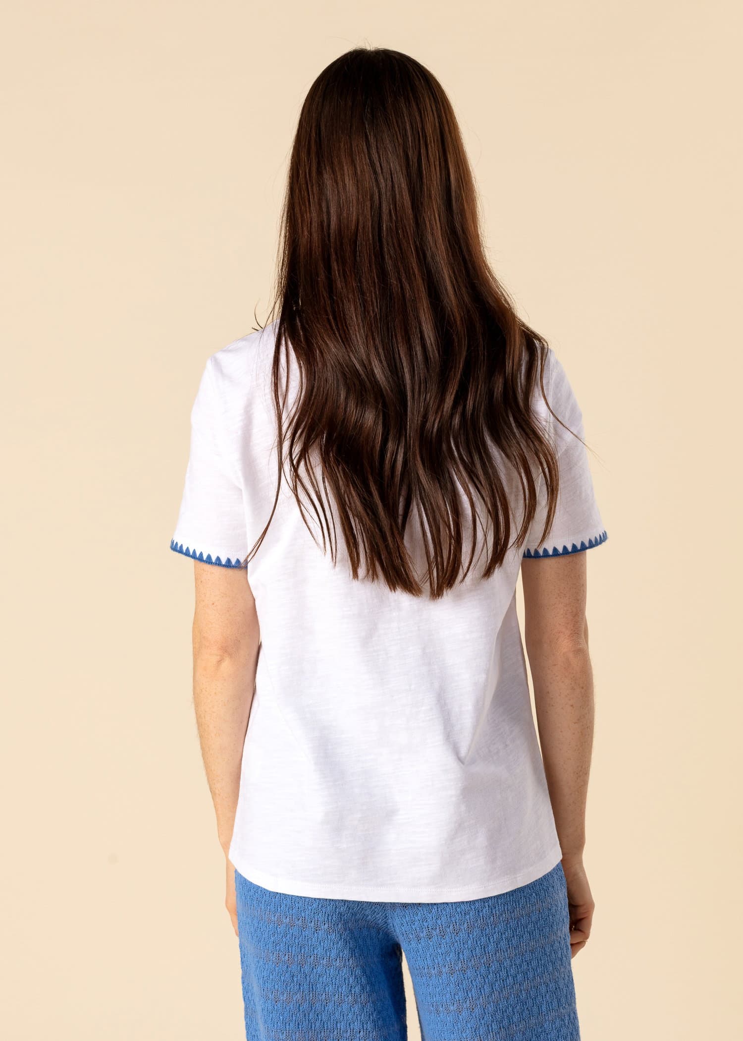 GIOVANNA T-skjorte i bomull - Hvit 3 - Indiska