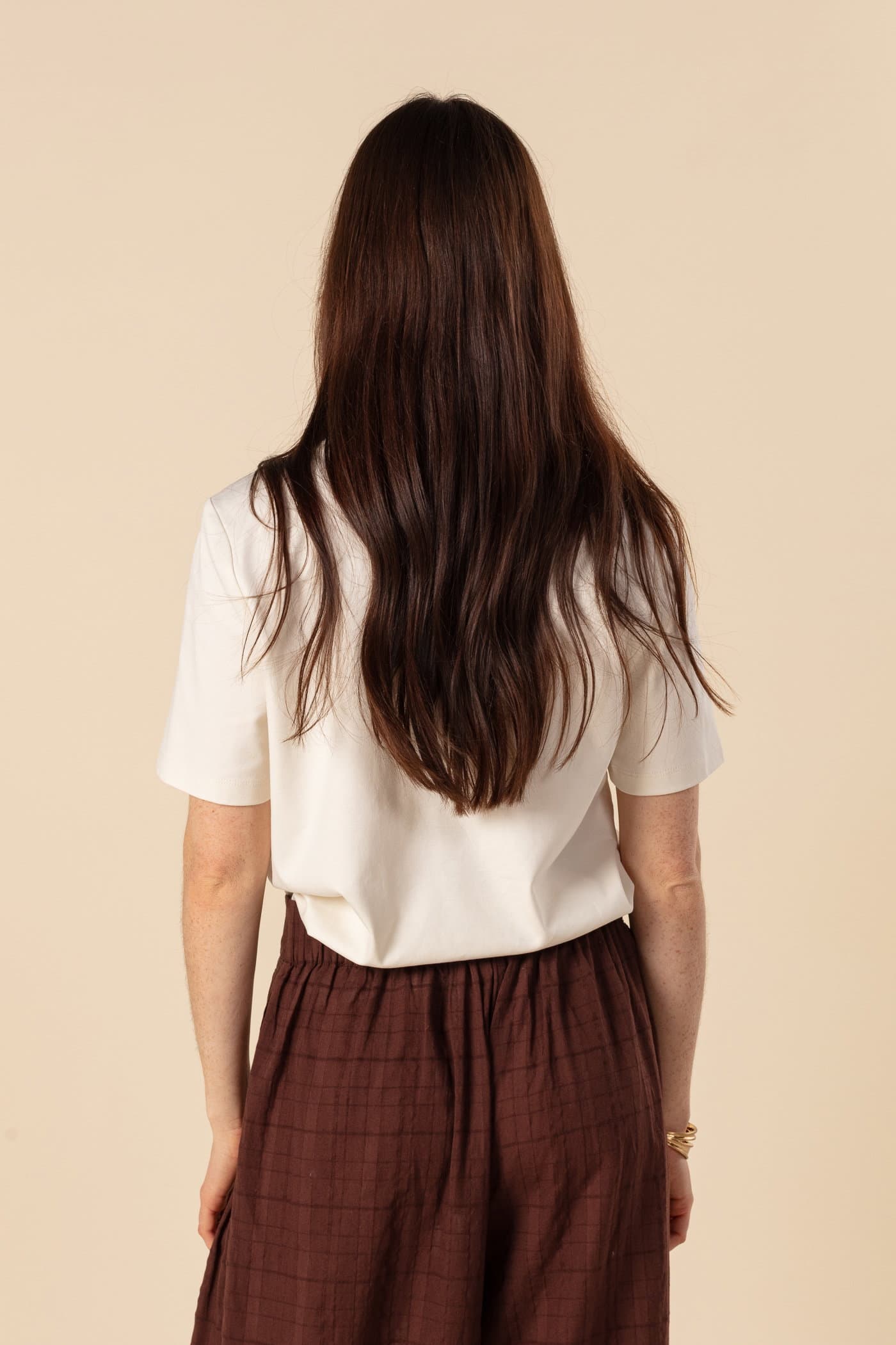 ORCHID Mønstret t-skjorte - Hvit 4 - Indiska