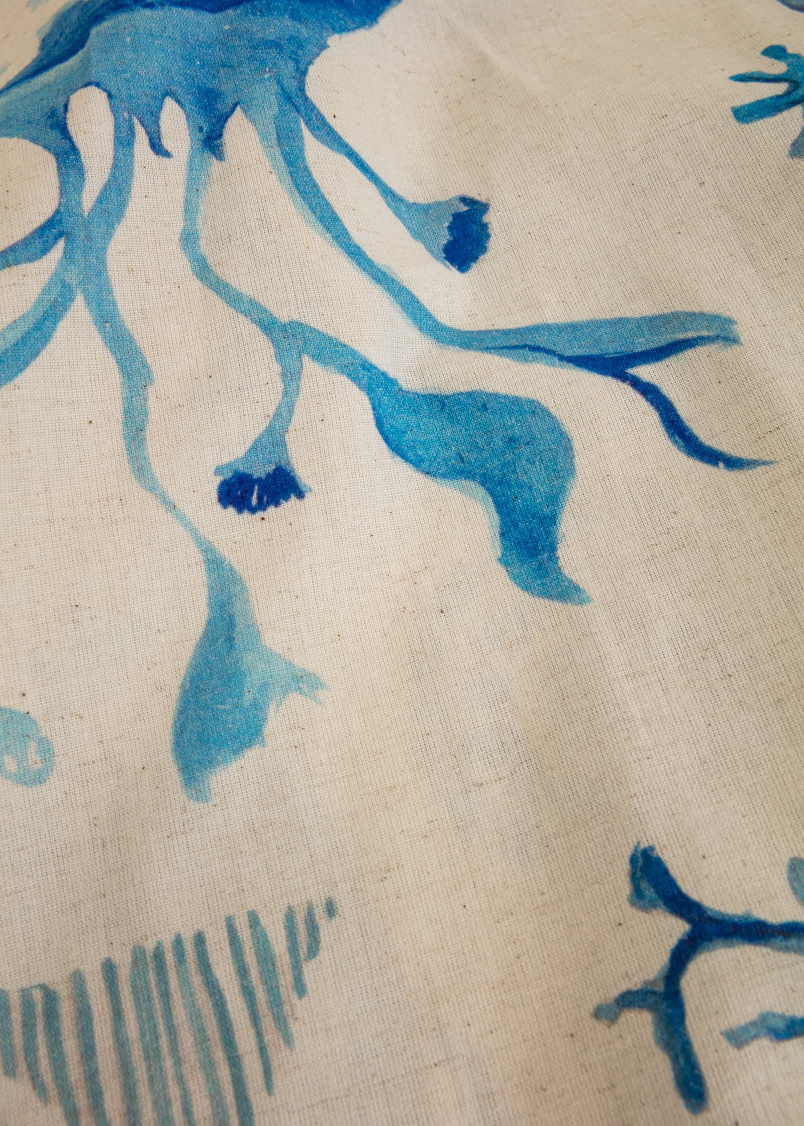 Veda Duk i bomull & lin med havsmotiv - Annan 3 - Indiska