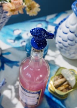 FISH BOTTLE STOPPER - BLUE