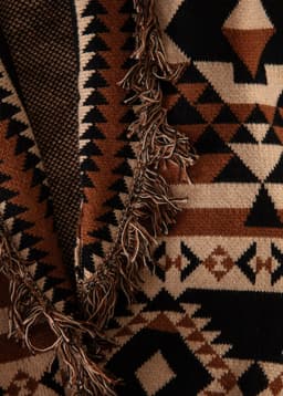 IKAT CARDIGAN - Black