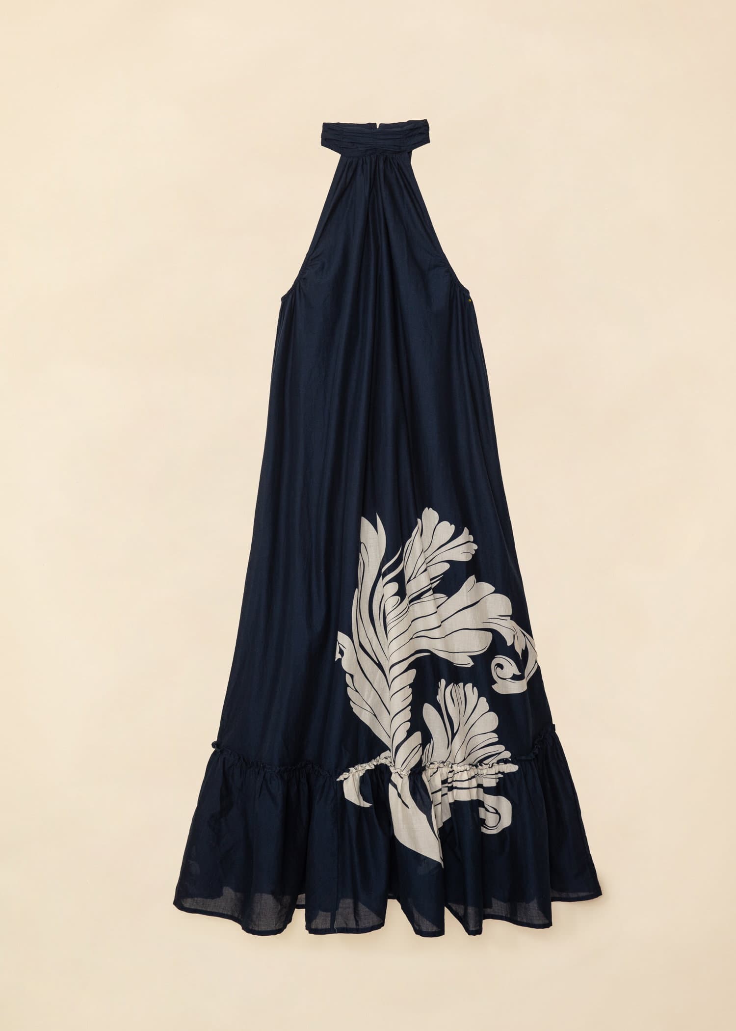 TILDE Hihaton, pitkä mekko - Sininen 7 - Indiska