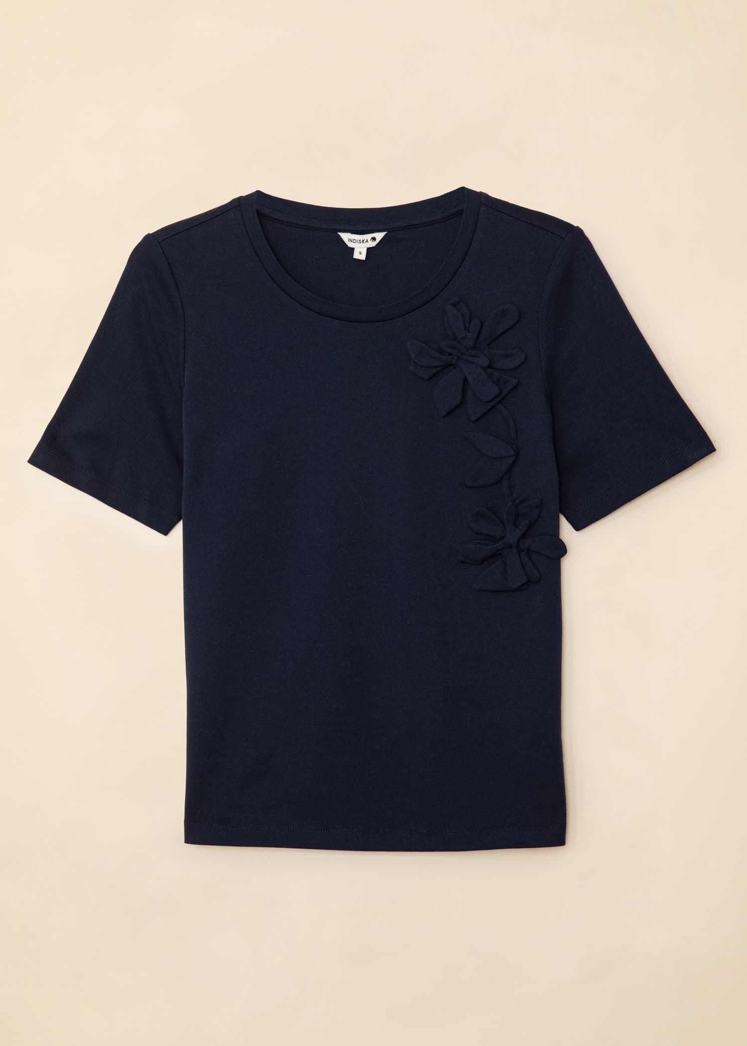 ORCHID Mönstrad t-shirt - Blå 5 - Indiska