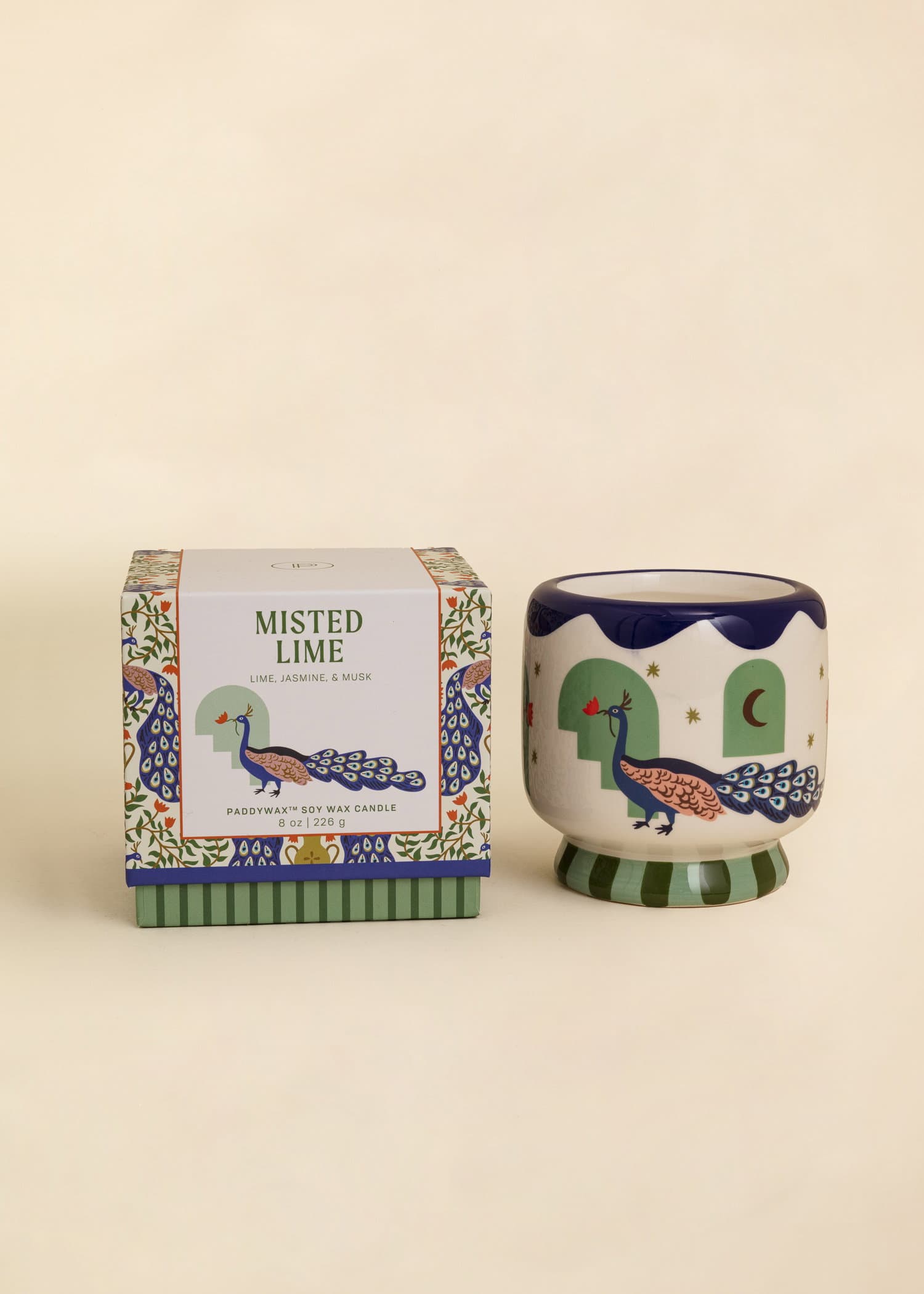 CERAMIC Duftlys – bringebær, sitruslime, eple - Multi 1 - Indiska