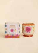 CERAMIC SCENTED CANDLE - Sun Orange Blossom