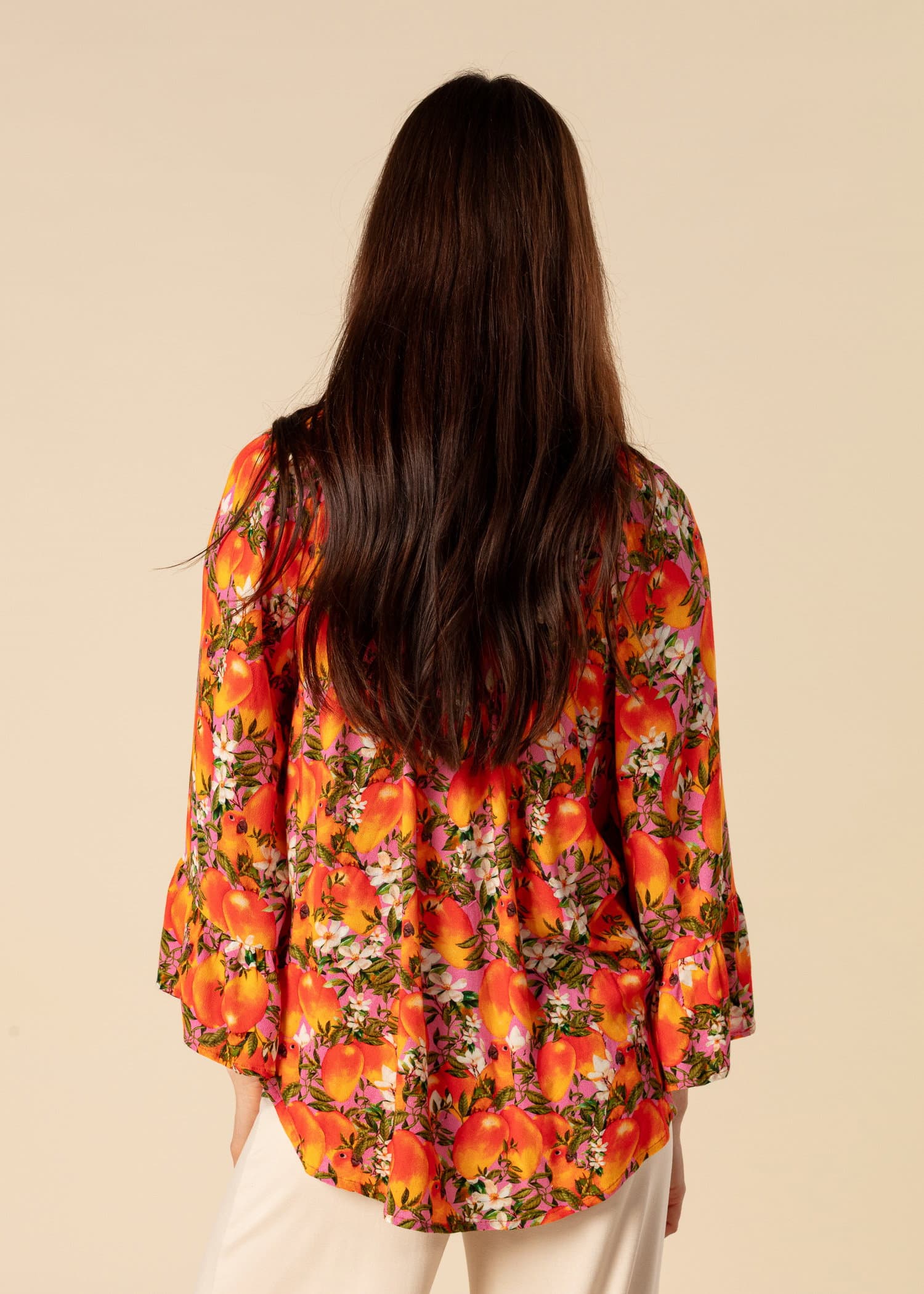 DOLLIE Bluse med 3/4 ermer - Multi 4 - Indiska