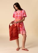 CROCHET BAG BIG - ORANGE